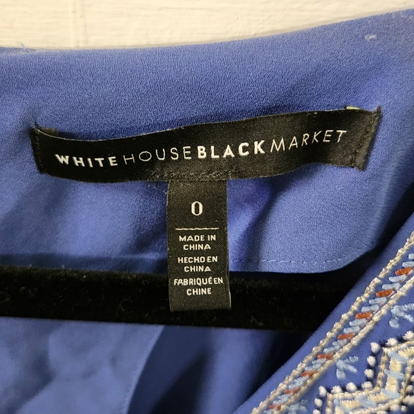 White House Black Market embroidered romper - Picture 6 of 8
